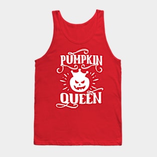 Pumpkin Queen Funny Halloween Party Tank Top